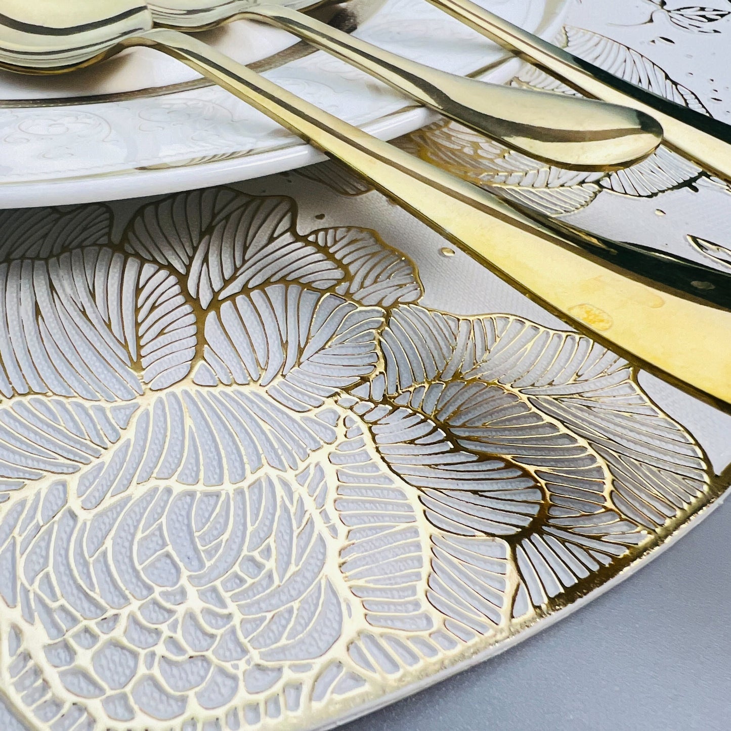 Abwaschbare Tischsets Gold - Gemütlich & Stilvoll