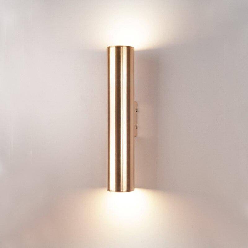 LED Wandleuchte Zylindrisches Rohr - Stilvoller Lichtakzent