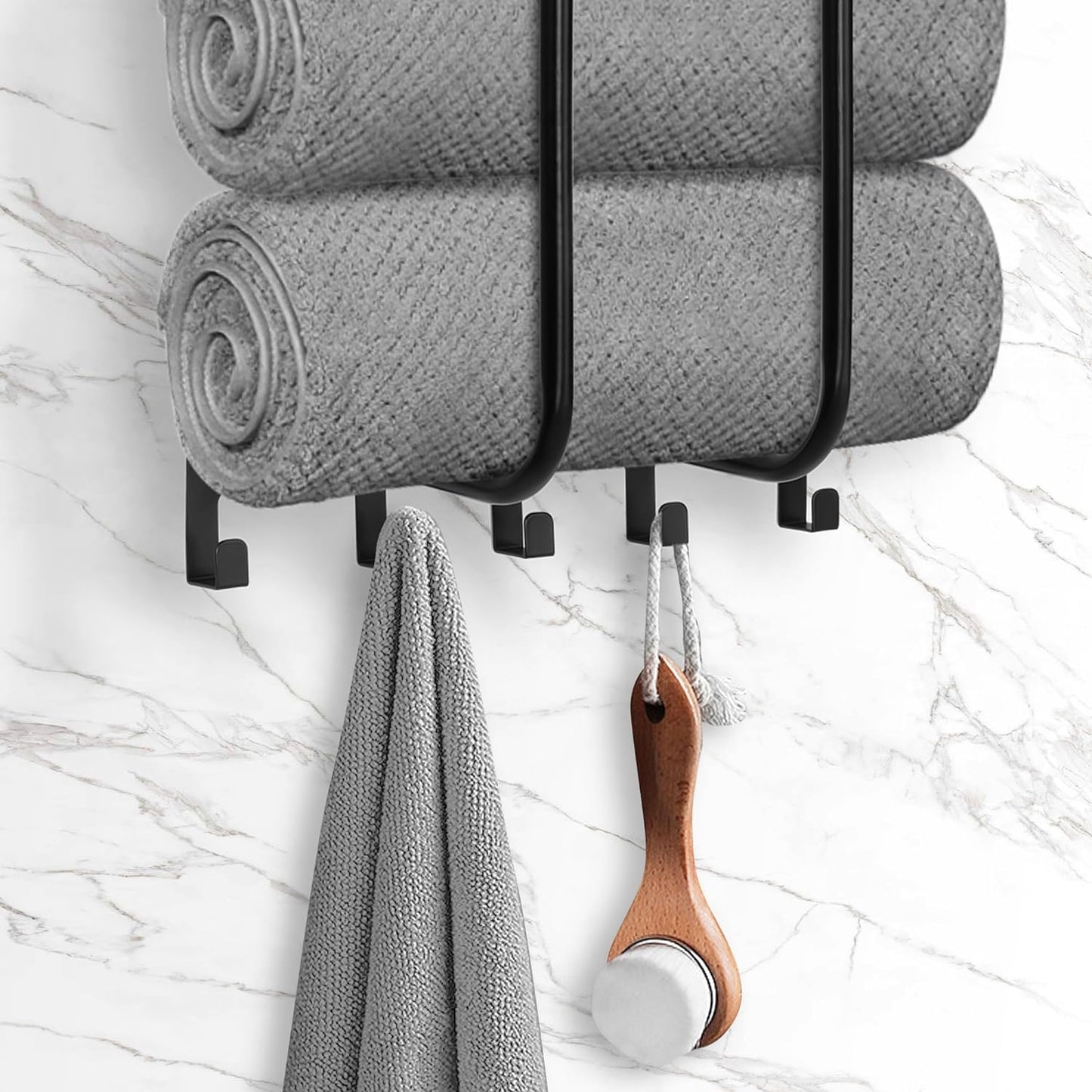 Handtuchhalter Mit Regal - Stilvolles Bad-Design