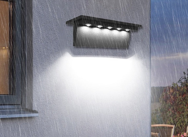 Wasserfeste Außenlampe Mit Sensor - Elegante Wandbeleuchtung