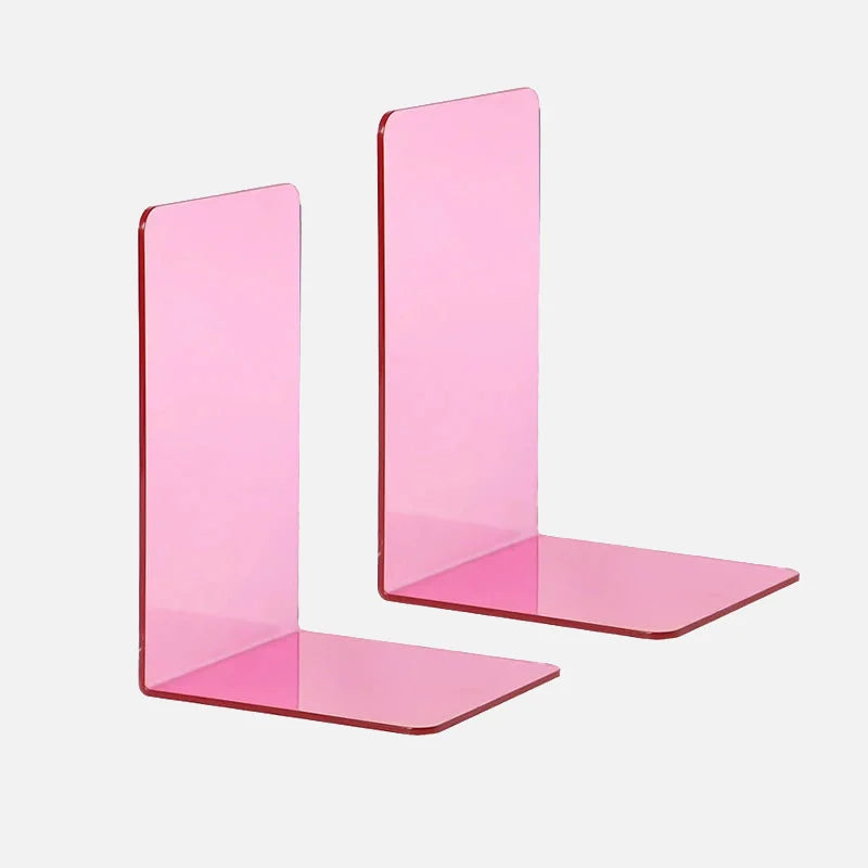Lumina Buchstützen - Stilvolle Acryl Ordnung für Ihr Regal