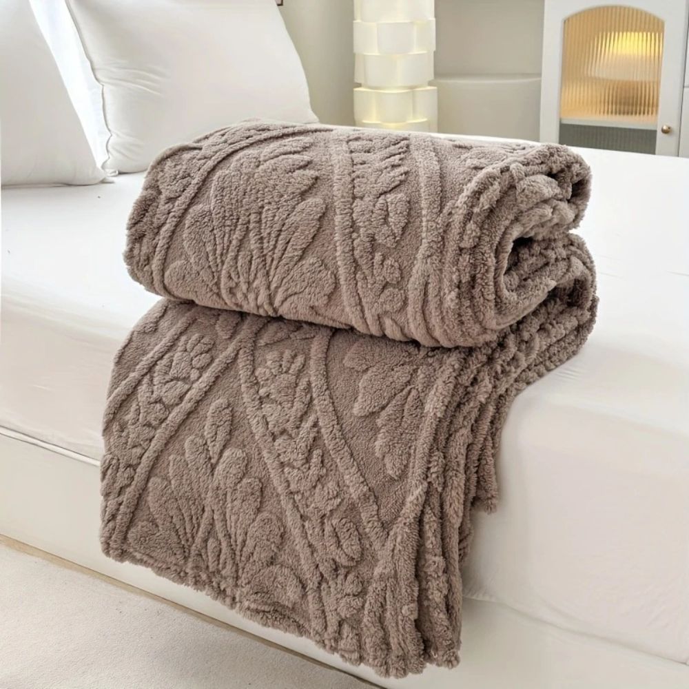 ParisWeave Decke - Jacquard Fleece für Gemütlichkeit