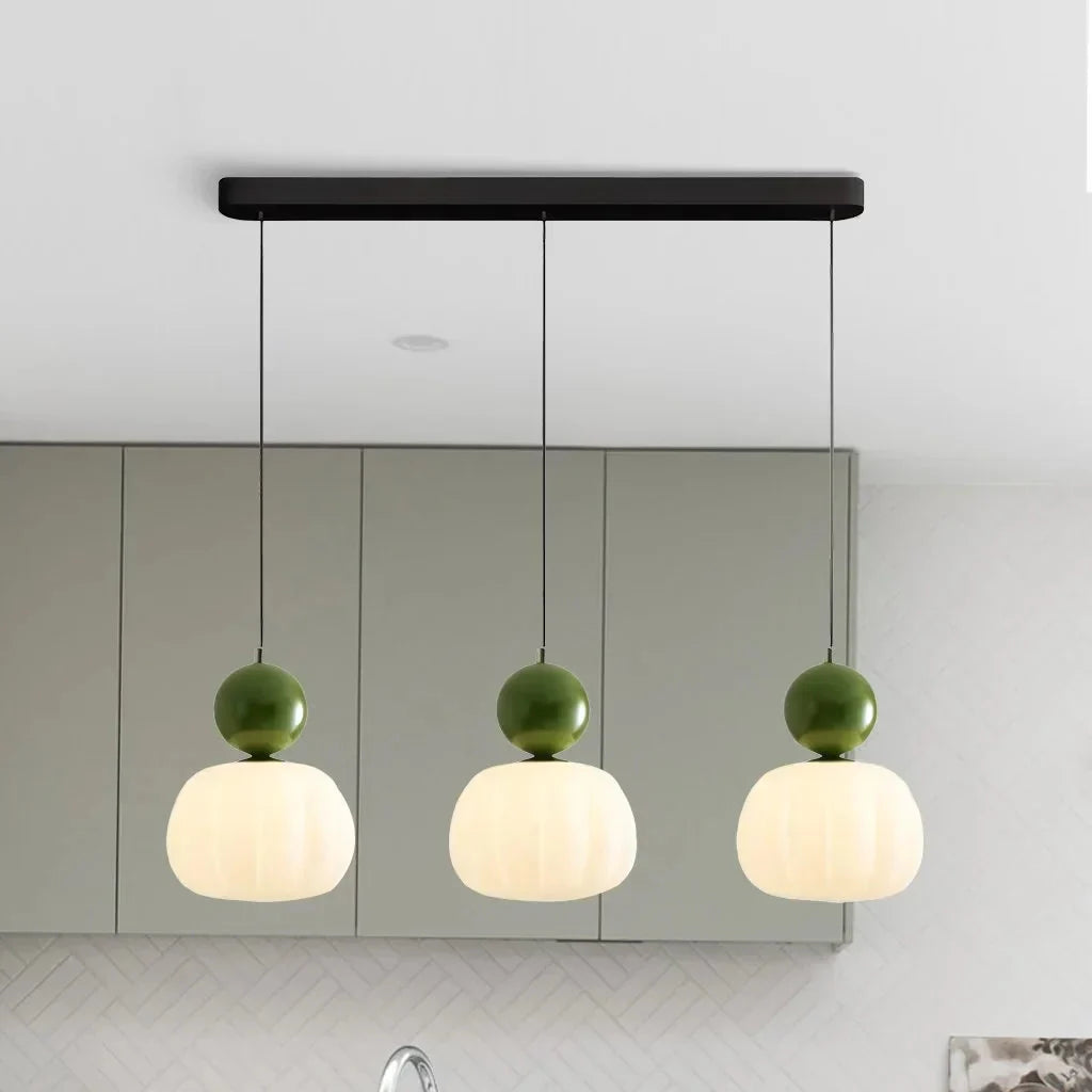 Wabi Sabi Pendelleuchte Creme – Stilvolles Lichtdesign im Retro-Look