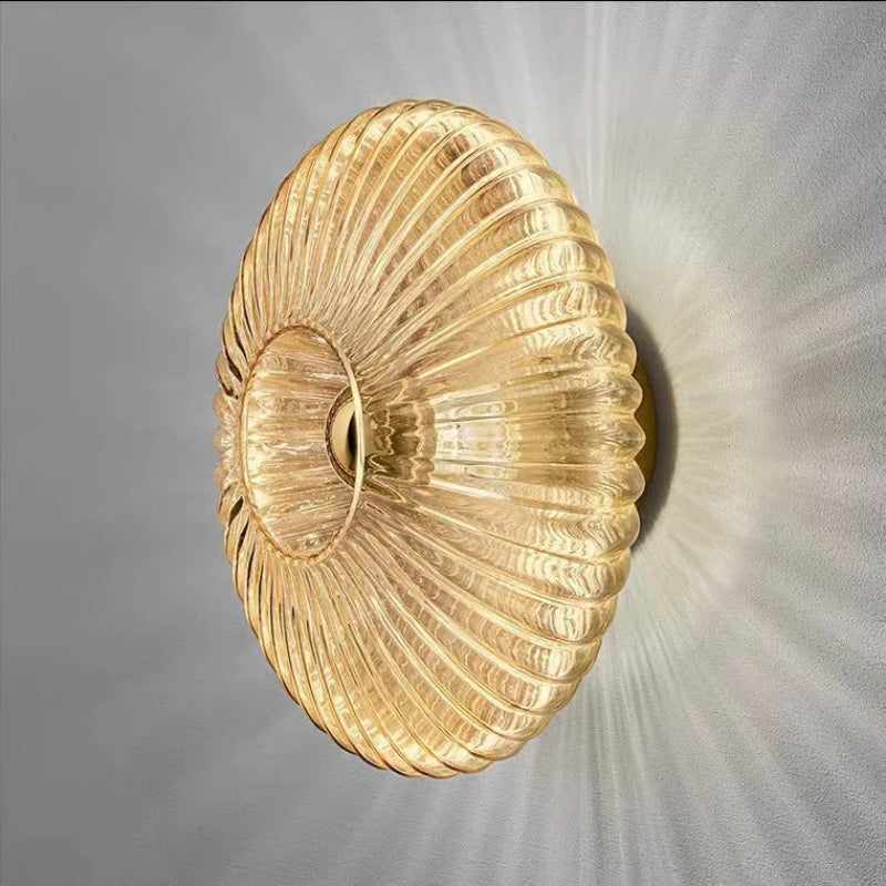 AuraGlas Bauhaus Wandleuchte