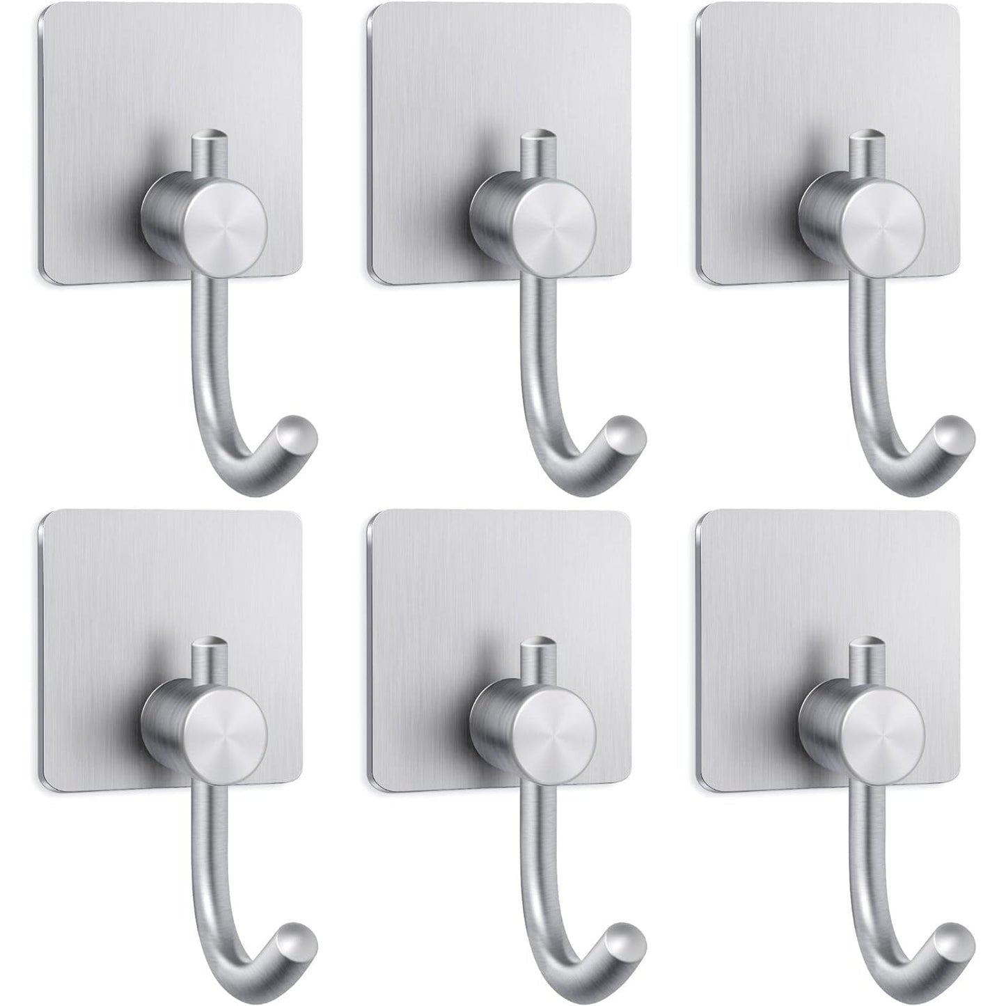 Selbstklebende Wandhaken Set - Edles Marmor-Design