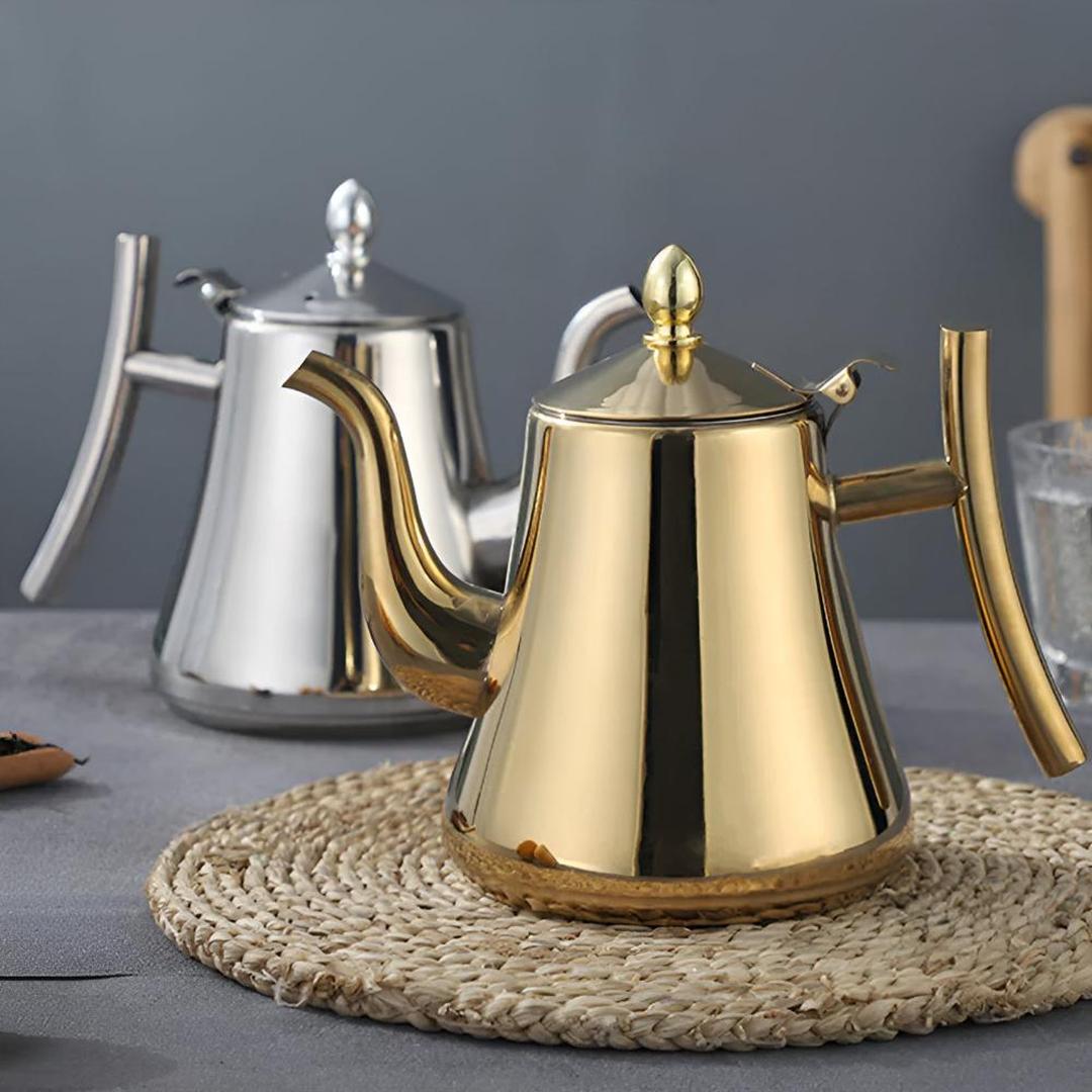 TeeMeister – Teekanne mit Abnehmbarem Filter und Ergonomischem Griff