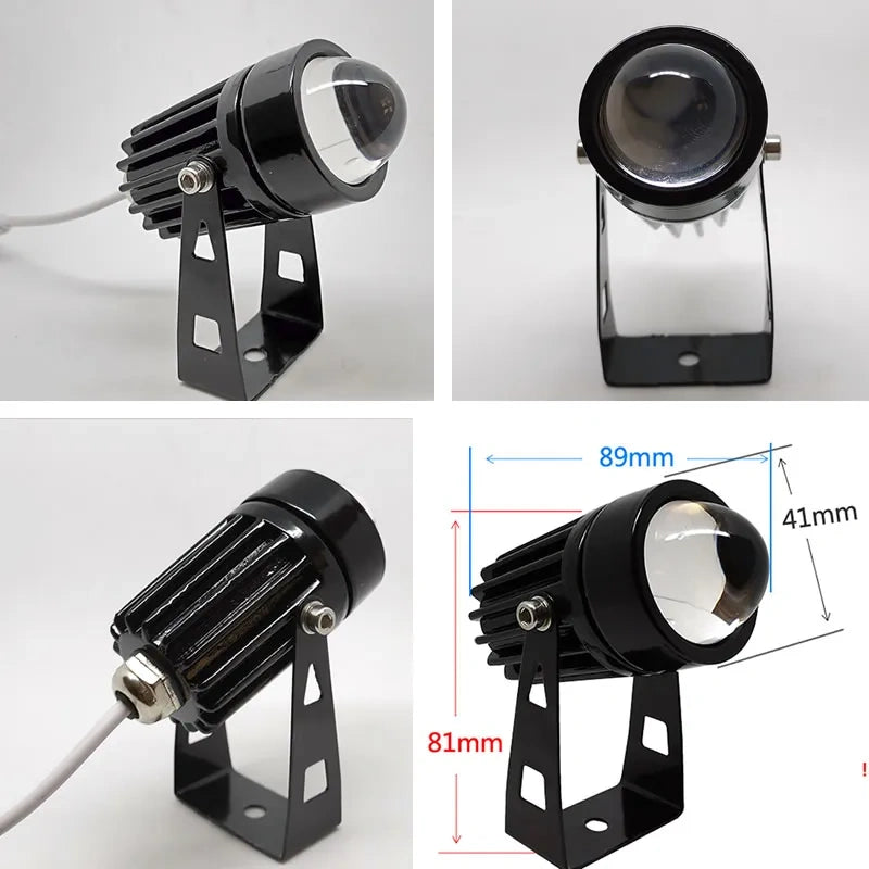 Rayvanta – RGB-LED-Außenstrahler mit Fernbedienung und Wandmontage