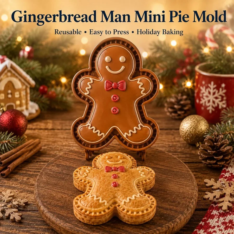 Moldcraft – Wiederverwendbare Mini-Kuchenform mit klassischen Weihnachtsmotiven