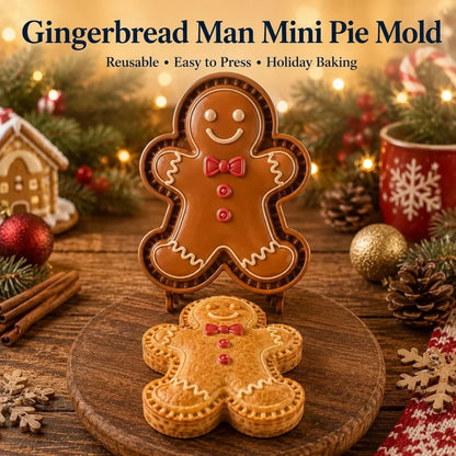 Moldcraft – Wiederverwendbare Mini-Kuchenform mit klassischen Weihnachtsmotiven