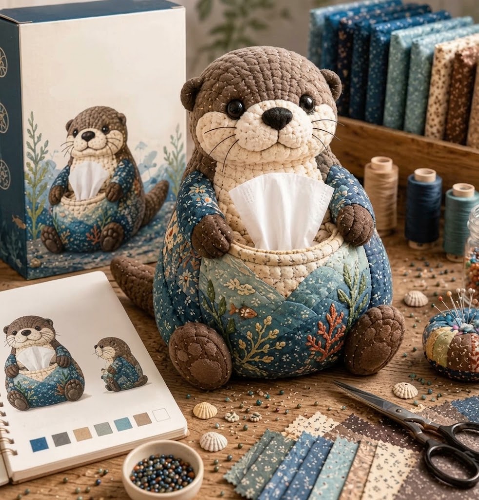 Pawstitch – Bastelset für Taschentuchboxen mit Tiermotiven