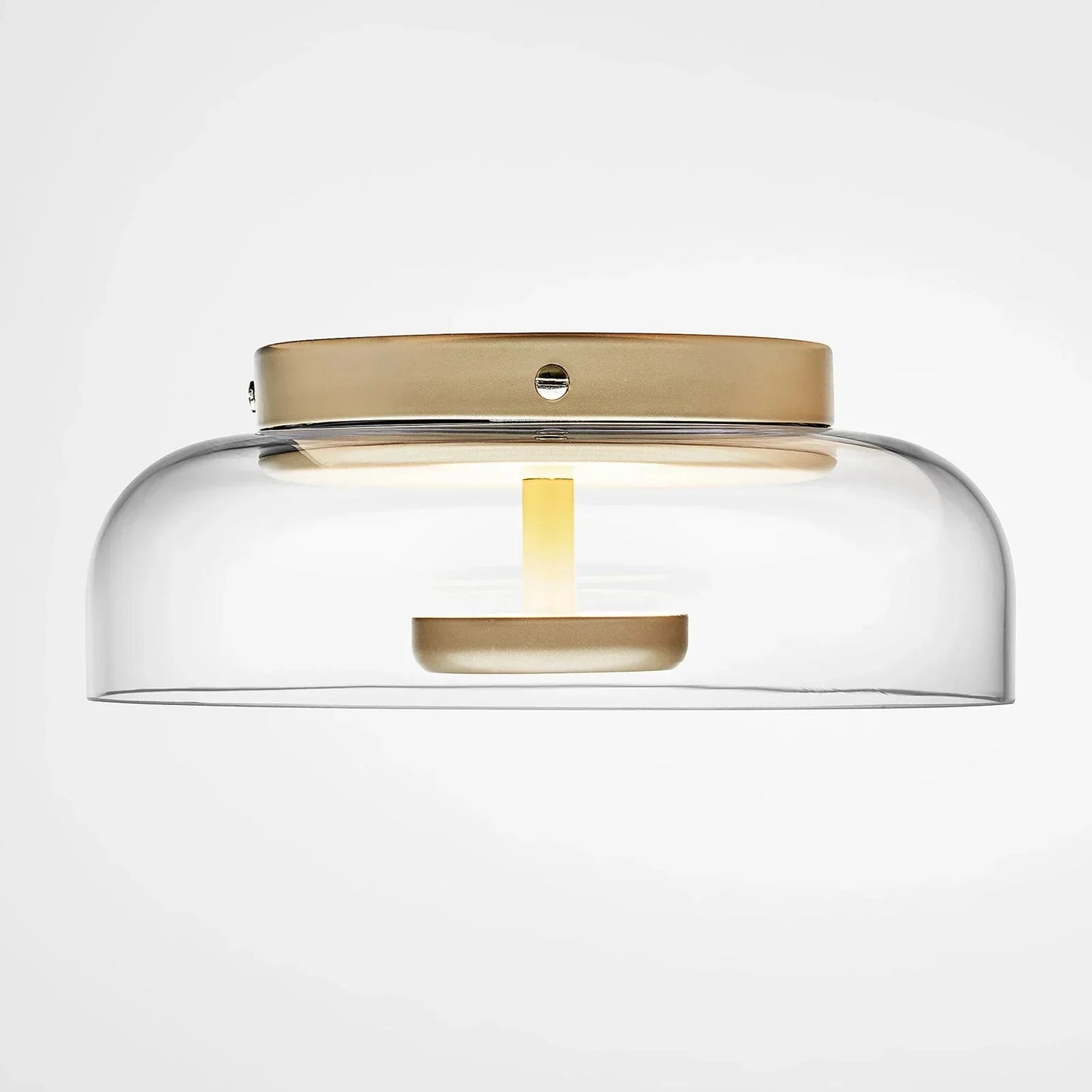 CrystalShine Moderne LED-Deckenleuchte – Glas & Warmes Licht