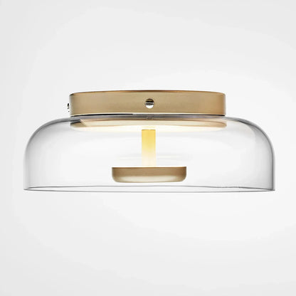 CrystalShine Moderne LED-Deckenleuchte – Glas & Warmes Licht