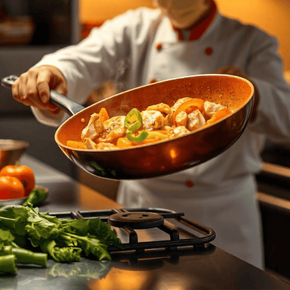 COPPER PAN – Profi-Kupferpfanne mit Antihaftbeschichtung & perfekter Hitzeverteilung