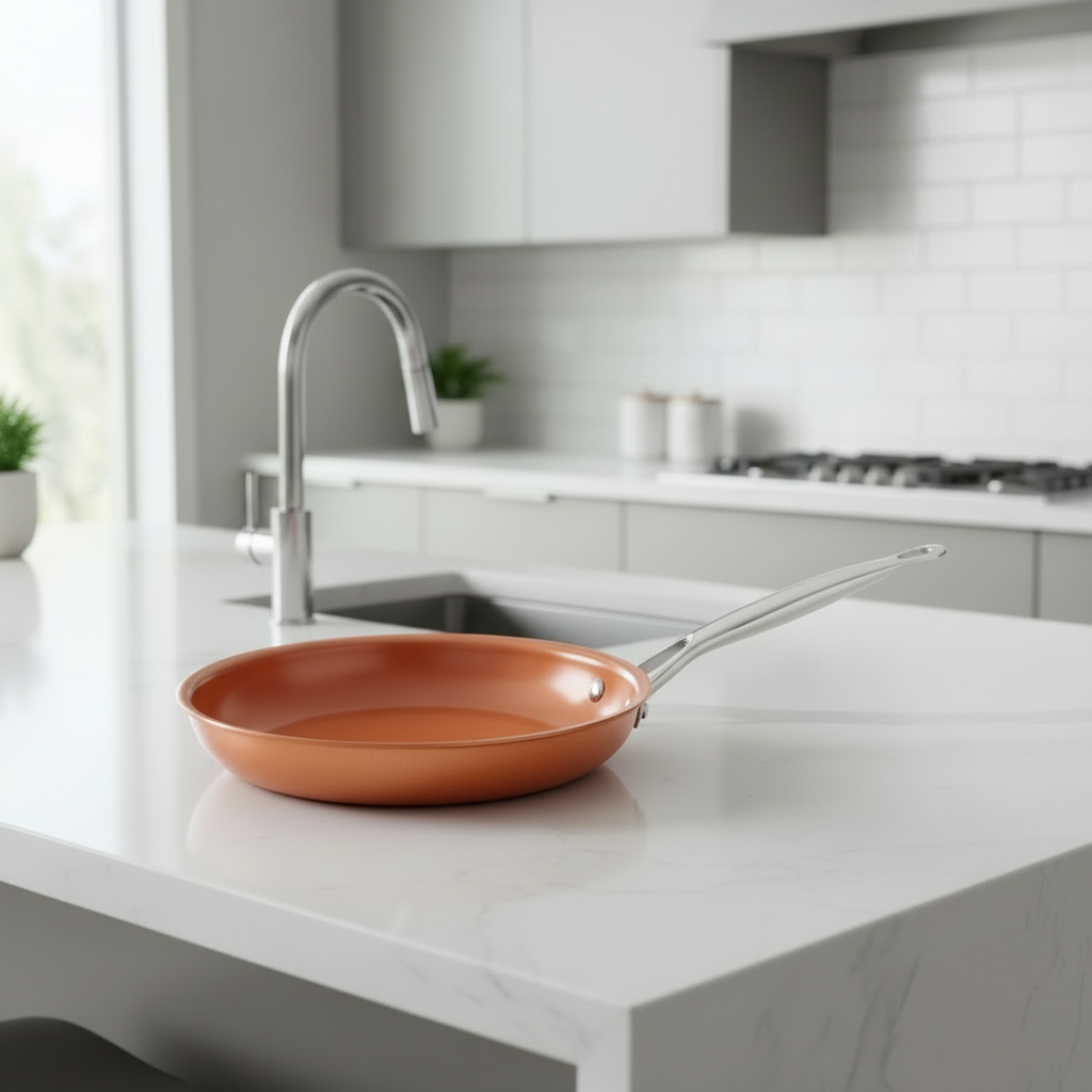 COPPER PAN – Profi-Kupferpfanne mit Antihaftbeschichtung & perfekter Hitzeverteilung