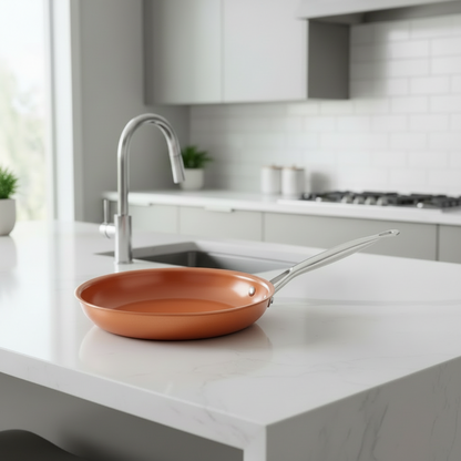 COPPER PAN – Profi-Kupferpfanne mit Antihaftbeschichtung & perfekter Hitzeverteilung
