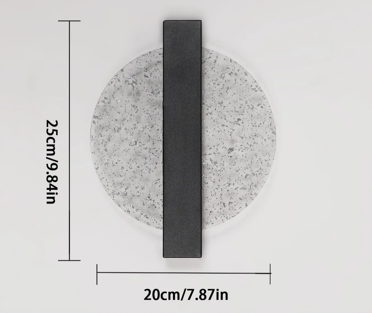 Raynora – Runde Wandleuchte mit LED-Beleuchtung