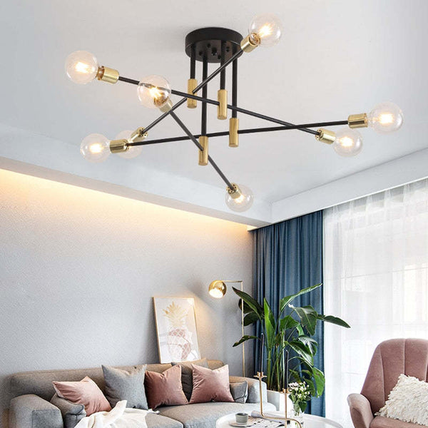 Glas-Hängelampe für das Wohnzimmer