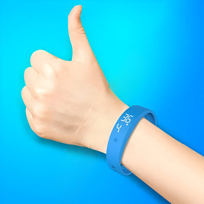 Wristora – Smartwatch mit digitaler Zeitanzeige und Temperaturüberwachung