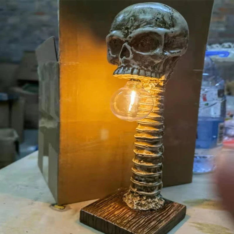 Neravio – 3D Totenkopf-Lampe für Tische und Wohnräume
