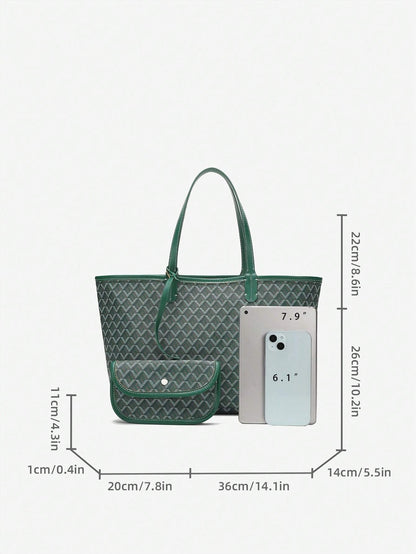 Nova | Lässige PVC-Schultertasche für Damen