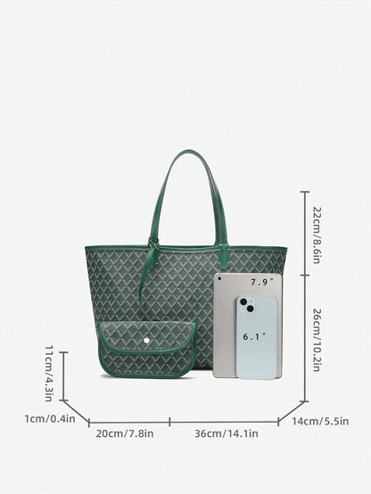 Nova | Lässige PVC-Schultertasche für Damen