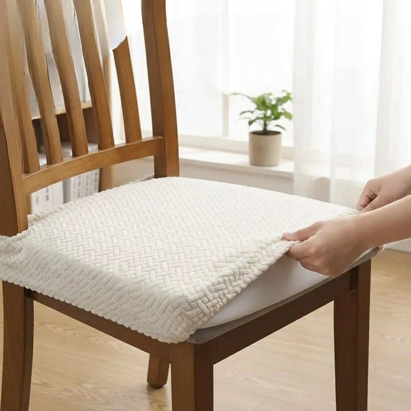 Chairvanta – Elastische Jacquard-Stuhlhusse mit wasserabweisender Schicht