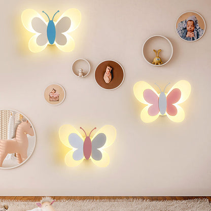 LED-Wandleuchte in Schmetterlingsform für einen zauberhaften Akzent