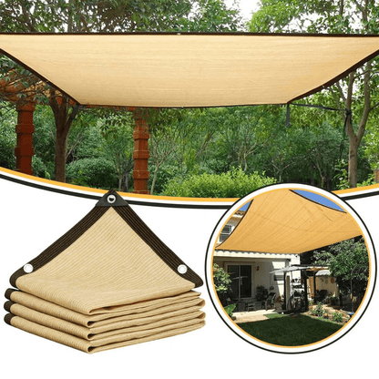CAROLINE – HDPE-Sonnenschutznetz mit UV-Schutz für Terrasse und Garten