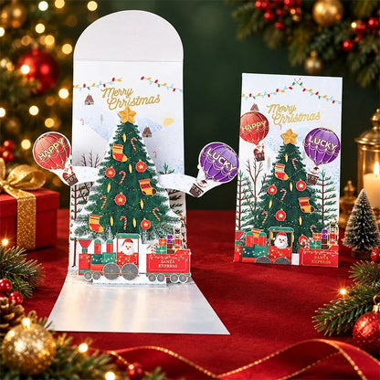 Cardora – 3D-Weihnachtskarte mit aufklappbarer Papiergestaltung