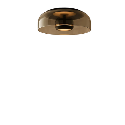 CrystalShine Moderne LED-Deckenleuchte – Glas & Warmes Licht