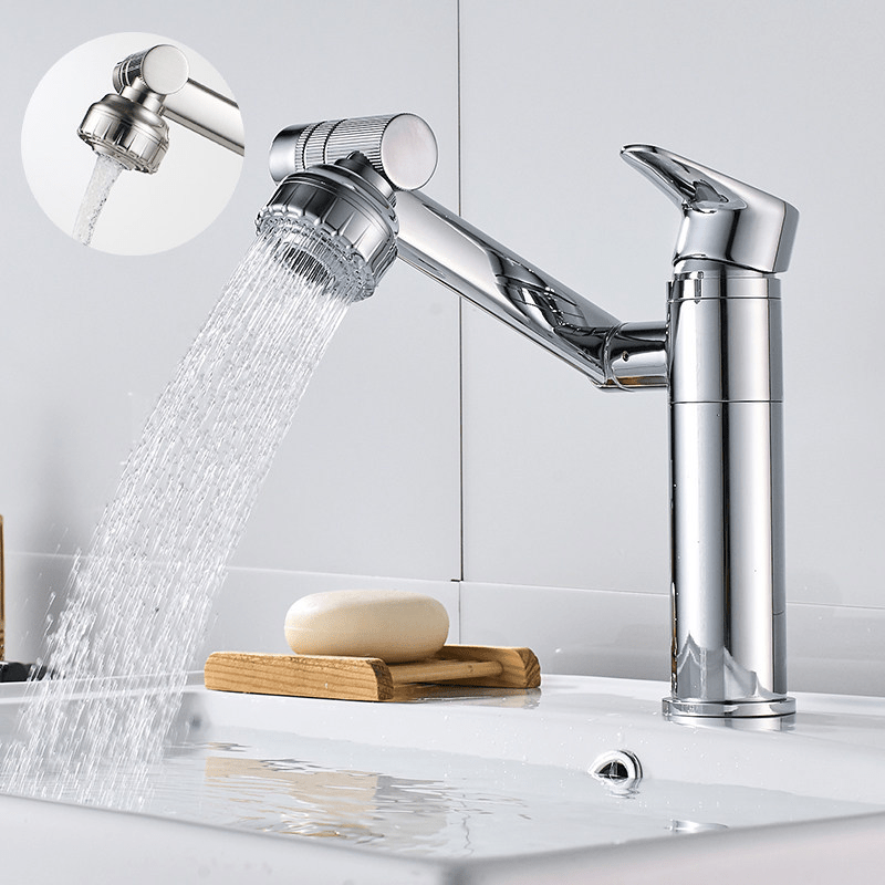 FLEXISPOUT – Flexibler 360° Wasserhahn mit Sprühfunktion für Waschbecken