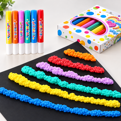 Craftmaster – 3D-Zeichenstiftset für strukturierte Illustrationen und kreative Projekte