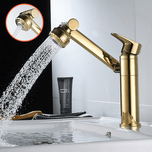 FLEXISPOUT – Flexibler 360° Wasserhahn mit Sprühfunktion für Waschbecken