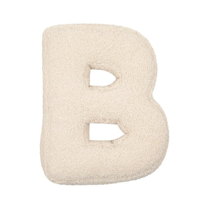Lammwolle Buchstaben Kissen - Weiche Baumwollqualität