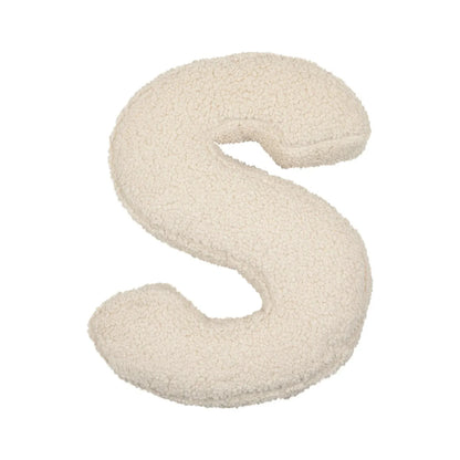 Lammwolle Buchstaben Kissen - Weiche Baumwollqualität