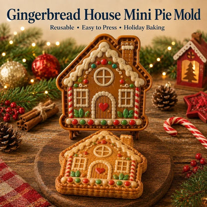 Moldcraft – Wiederverwendbare Mini-Kuchenform mit klassischen Weihnachtsmotiven