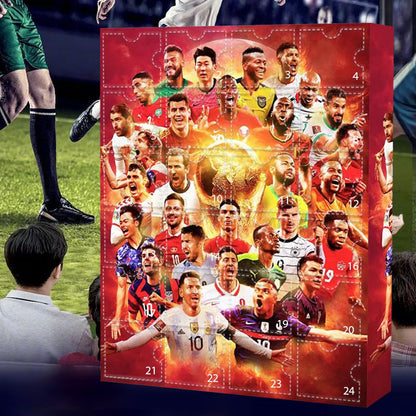 Goalvent – Fußball-Adventskalender mit 24 nummerierten Türchen und Figuren