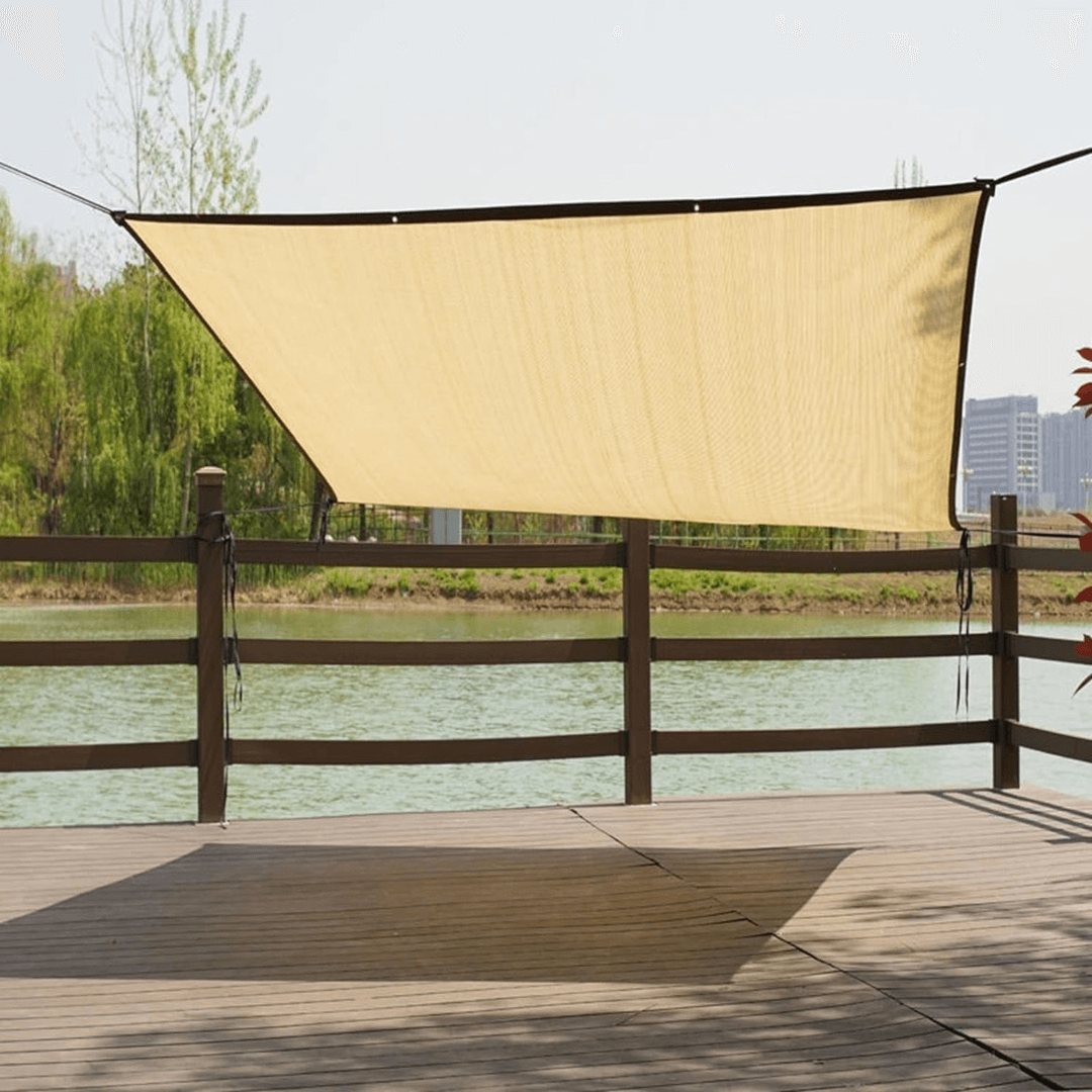 CAROLINE – HDPE-Sonnenschutznetz mit UV-Schutz für Terrasse und Garten