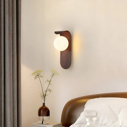 Dorevella – Skandinavische Wandlampe mit rundem Schirm