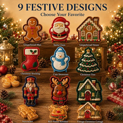 Moldcraft – Wiederverwendbare Mini-Kuchenform mit klassischen Weihnachtsmotiven