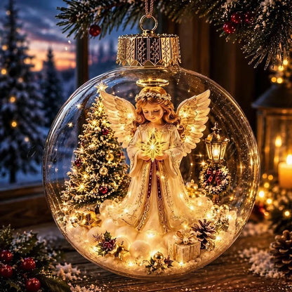 Snowview – Beleuchteter Weihnachtsschmuck mit festlicher Miniatur-Szene