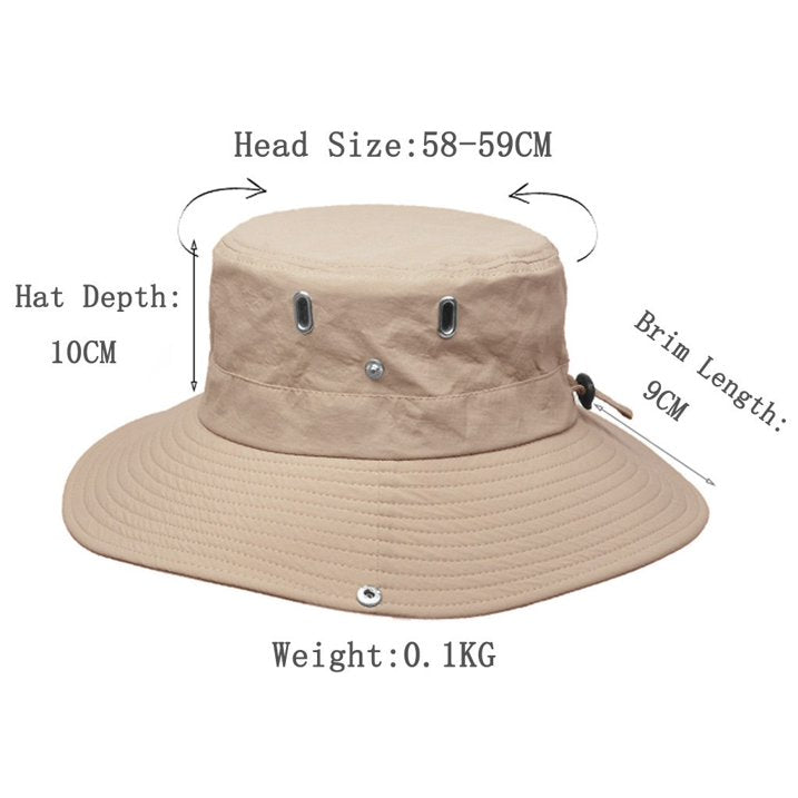 SUNSAFE Hat – Atmungsaktiver Sonnenhut mit UV-Schutz für Outdoor-Abenteuer