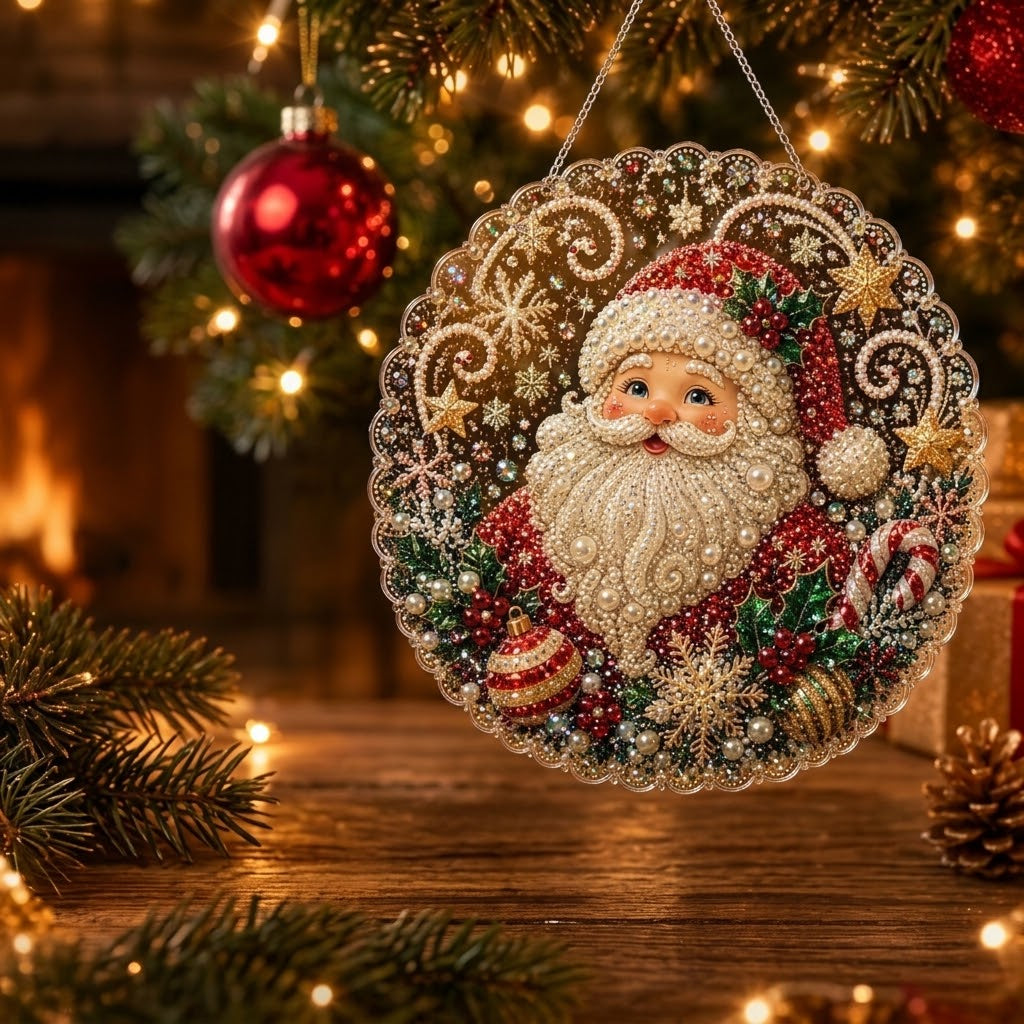 Ornacraft – Bastelset für Weihnachtsanhänger mit doppelseitigem Design