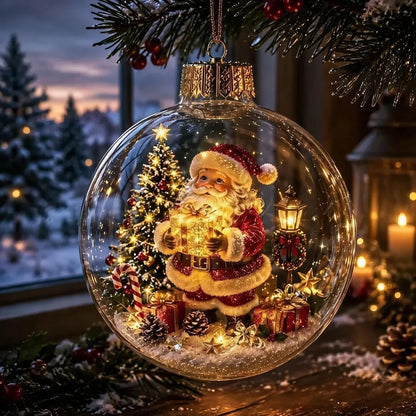 Snowview – Beleuchteter Weihnachtsschmuck mit festlicher Miniatur-Szene