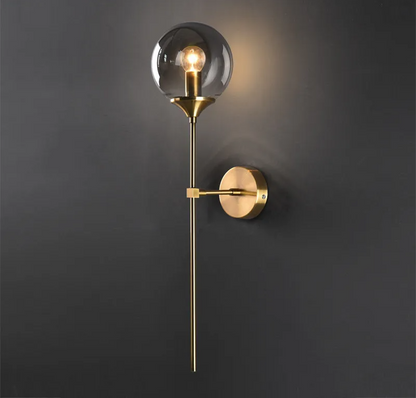 LumoNord LED-Glaskugel-Wandleuchte