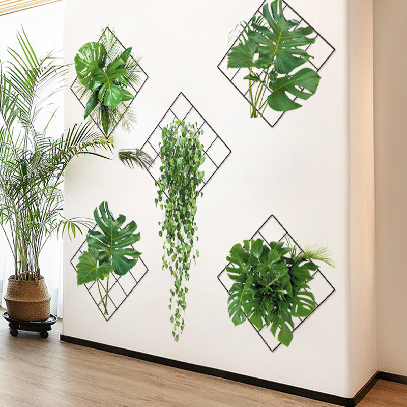 WandTattoo 3D - Grüne Pflanzen Deko für lebendige Wände