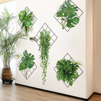 WandTattoo 3D - Grüne Pflanzen Deko für lebendige Wände