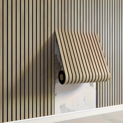 3D Akupanel Selbstklebend Holzoptik - Natürliches Holzdesign