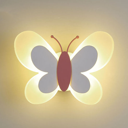 LED-Wandleuchte in Schmetterlingsform für einen zauberhaften Akzent