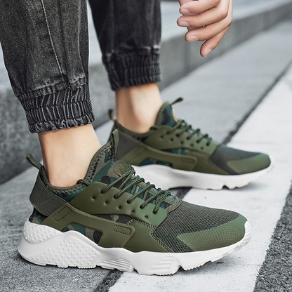 PETER – Schnür-Sneaker mit atmungsaktivem Mesh-Obermaterial und rutschfester Sohle
